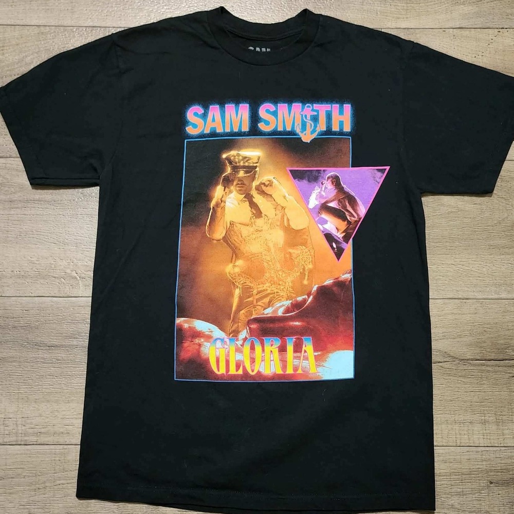 Sam Smith Gloria Tour Graphic T-Shirt Mens Medium‎ Black Concert Merch Tee
